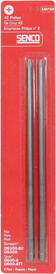 Senco EA0128 #2 Phillips Bits 2 Piece - Duraspin Screw Fastening System