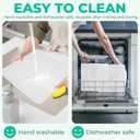 6Pcs Silicone Dehydrator Sheets 11x11 inch, Non-Stick Dehydrator Tray Liner with Edge for Food Freeze Dryer, Reusable Dryer Mats for Fruits, Vegetables, Meat, Yogurt
