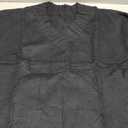 Womens Loose Sweaters Sexy V Neck Long Sleeve Solid Knitted Jumper Pullover Sweatshirt Tops (Size Medium, Black)