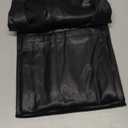 XLLAIS Women's Faux PU Leather Bodycon Maxi Dress Sexy Boatneck Tank Long Dresses XL