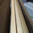 Furnnylane 3 Panel Short Room Divider Screen,Beige Freestanding Partition,Small Bamboo Panel Divider for Room Seperation,3.95 FT Tall