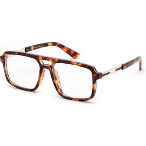 FEISEDY Retro Aviator Blue Light Glasses for Men Women Square Frame Computer Reading/TV/Phones Glasses B0209