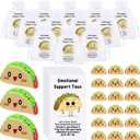 Huwena 50 Employee Appreciation Gifts Positive Resin Bulk Emotional Funny Cinco de Mayo Support Gifts for Team Staff Nurse Teacher Rewards (Taco)