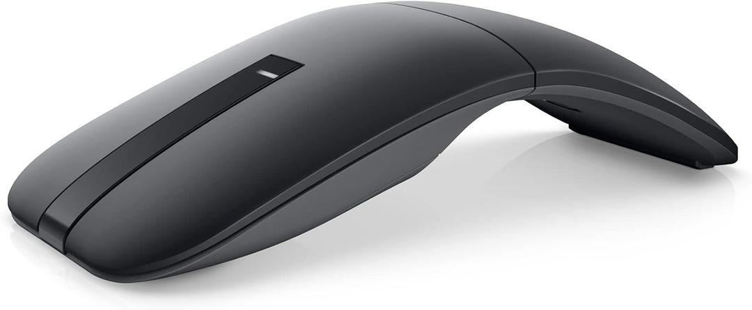 Dell MS700 Bluetooth Travel Mouse Bluetooth 5.0, Microsoft Swift Pair/Dell Pair (Windows 10 & 11 only), Optical LED Sensor, Touch Scroll with latest Touch Controller - Black
