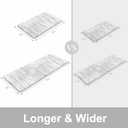 KIMODE Anti Fatigue Kitchen Mats for Floor, Farmhouse Kitchen Rugs Sets of 2, Cushioned Kitchen Floor Mats, Comfort Standing Mat for Sink Laundry Office Desk 20"x47"+20"x32" Grey