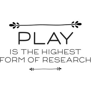 Children The Highest Form of Research Motivational Quote Wall Decal Decoration Play Quotes Life Quotes Life Motivation Inspiration Quotes Lasts Years and Easily Removable - Size: 40 in(W) x 36 in(H)