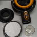 Puff Hide Smokeing Fan for Smoking Indoors, Black Gold Electric Smokeaway Purifier Fan Portable Table Smoke Air PuriferFan Adjustable Angle Kitchen Mini Filter Smoke ExhaustFan(Plug-In)