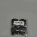 4pcs 1.5 Inch Swivel Caster Wheels Circlip Stem M8x20mm Lockable Brake 360 Degree Rotatable Rollers Small Black Nylon Castor Replacement for Furniture Table Desk Chair Stool Shelf Cabinet