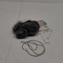 Old Lady Costume Set Wig Glasses Necklace Eyeglass Chain for Halloween Themed Parties and Stage Plays Versatile Elderly Character Dress up