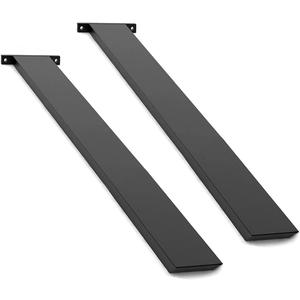 Hidden Island Countertop Support Bracket 2 Pack Black 26 Inch Heavy Duty Granite Countertop Bracket Iron Island Support Brackets for Granite Quartz Wood