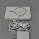 Magnetic Wireless Charger for iPhone: 3 in 1 Travel Charging Station for Apple Devices for iPhone 17 Air 16 15 14 13 12 Pro Max Plus - Foldable Charging Pad for Apple Watch Series & Airpods 4 3 2 Pro (White)