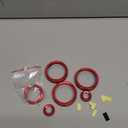 Auovo AC Knob Rings Trims Compatible with Subaru BRZ 2022-2026 for Toyota GR86 2022-2025 2026 Interior Accessories Air Conditioning Radio Switch Cover Audio Volume Button Ring (Knob Trims-6PCS, Red)