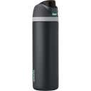 Owala FreeSip Insulated Stainless Steel Water Bottle with Straw, BPAFree Sports Water Bottle, Great for Travel, 24 Oz, Very, Very Dark
