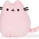 GUND Pusheen The Cat Squisheen Plush, Stuffed Animal Cat for Ages 8 and Up, Pink, 6"