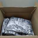 9x12 Area Rug Living Room Rugs, Stain Resistant Washable Rug, Vintage Large Non-Slip Backing, Low Pile Lightweight Print Rug for Bedroom Dinning Room Home Office (Medium Gray)