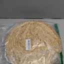 Aofmee 12 inch Round Woven Placemats Set of 6, Boho Rattan Place Mats, Natural Water Hyacinth Table Placemats, Farmhouse Weave Table Mats, Rustic Braided Wicker Charger Plates for Dining Table Decor