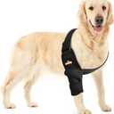 NeoAlly Breathable Dog Elbow Brace Protector Pads for Canine Elbow and Shoulder Support Elbow Hygroma, Dysplasia, Osteoarthritis, Elbow Calluses, Pressure Sores and Shoulder Dislocation (Right Small)