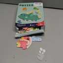 6 Pack Large Size Dinosaur Jigsaw Puzzle Toddler Toy,31 PCS Children Learning Preschool Educational Ages 2, 3, 4 Year Old for Kids Boys and Girls Gifts