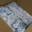 Washable Area Rug for Living Room: 9x12 Modern Abstract Neutral Soft Rug for Bedroom Dining Room No Slip Low Pile Carpet for Nursery Home Office - Grey/Blue