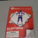 Morphsuits Blue Mighty Morphin Power Rangers Costume Kids, Power Rangers Kids, Boys Halloween Costume (Large)