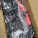 Snorkeling Gear for Adults, 4 in 1 Adult Snorkel Set with Panoramic View Snorkel Mask, Dry Top Snorkel, Adjustable Short Fins and Travel Bag, Snorkel Set with Fins for Snorkeling Diving, S/M(36-41), Pink