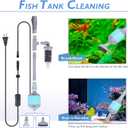 hygger 360GPH Electric Aquarium Gravel Cleaner, 5 in 1 Automatic Fish Tank Cleaning Tool Set Vacuum Water Changer Sand Washer Filter Siphon Adjustable Length 15W