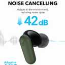 Soundcore P30i by Anker Noise Cancelling Earbuds, Strong and Smart Noise Cancelling, Powerful Bass, 45H Playtime, 2-in-1 Case and Phone Stand, IP54, Wireless Earbuds, Bluetooth 5.4 (Green)