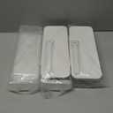 Cable Organizer Box with Lid, 3 Pcs Cable Cord Storage Organizer Box with 21 Wire Ties 54 Cable Labels, 7 Compartments Charger Organizer for Office Drawer Desk Accessories Case (White)