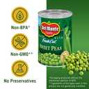 DEL MONTE Sweet Peas Canned Vegetables, 12 Pack, 15 oz Can (EXP 07/28/31)