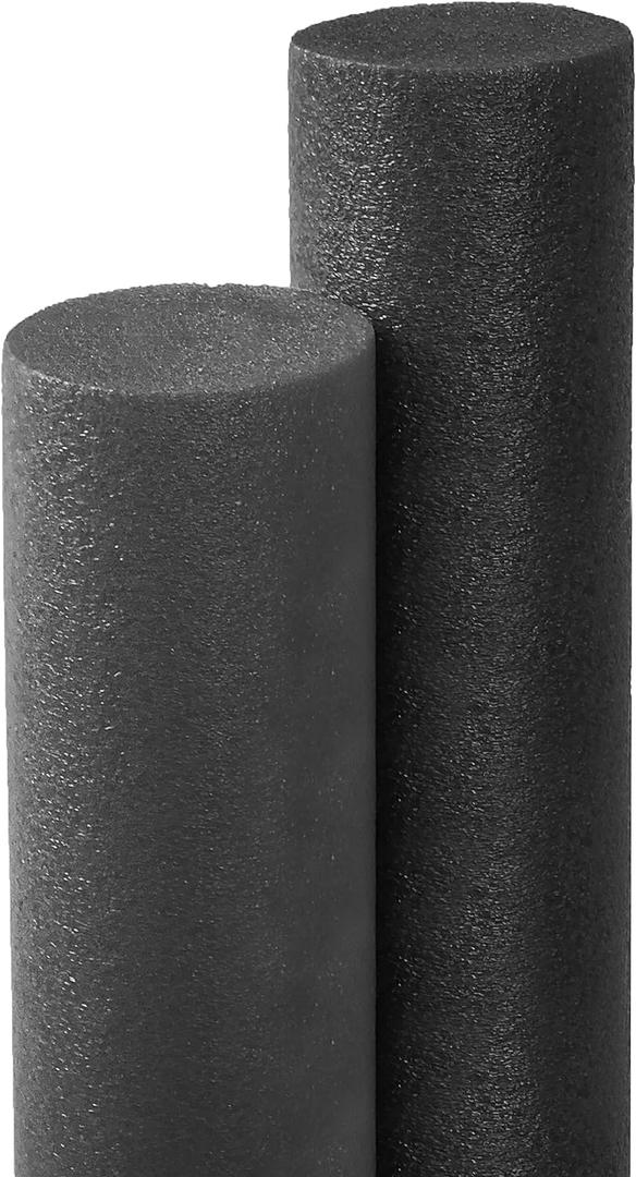 Floating Pool Noodles Foam Tube, Thick Noodles for Floating in The Swimming Pool, Assorted Colors, 52 Inches Long (Black)