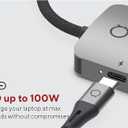 LINQ byELEMENTS LQ48011 7-in-2 D2 Pro MST USB-C Multiport Hub with Dual 4K HDMI and Ethernet for MacBook M1/M2