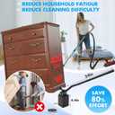 Furniture Lifter Tool + 8-Pack of 3.5" Sliders, Save 80% Effort, Safely and Easily, The Lift and Glide Tool Set for Heavy Furniture and Appliances, Reusable Moving Pads, Floor Protectors for Carpet
