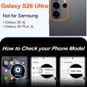 MOZOTER Designed for Samsung Galaxy S26 Ultra Case Waterproof, Military Shockproof Full Body Cover with Built-in Screen & Lens Protector, IP68 Underwater Protection for S26 Ultra 6.9" Black