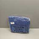 2 Pcs Extra Large Bath Sheets 40 x 80in Oversized Jumbo Bathroom Towel Giant XXL Coral Fleece Beach Sheets Soft Quick Dry Absorbent with Hanging Loop (Navy)