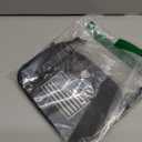 MOZETO Belt Pouches for Men, Water Resistant Small Belt Bag with USA Flag Patch, Pocket Organizer Storage EDC Gear for Work, Travel, Hiking (Black)