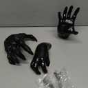 DAZONGE Halloween Decorations Indoor/Outdoor, Pack of 3 Wall Mounted Creepy Reaching Hands with Candles, Life-Sized Horror Hands for Wall Decorations, Gothic Hanging Wall Art Sculpture