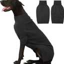 IECOii Extra-Large Dog Sweater 5XL,Christmas Dog Sweaters for Extra Large Dogs Girl Boy,Turtleneck Knitted Knitwear Easy On Doggie Sweatshirt Dog Sweater for Doberman,Great Dane(Grey,XXXXXL)