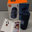 JBL Flip 7 - Portable Waterproof and Drop-Proof Speaker, Bold JBL Pro Sound with AI Boost, 16Hrs of Playtime, and PushLock System with Interchangeable Accessories (Blue)