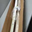 Cordless Light Filtering Mini Blind - 54 Inch Width, 64 Inch Length, 1" Slat Size - Alabaster - Cordless GII Morningstar Horizontal Windows Blinds for Interior by Achim Home Decor