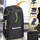 Large Stroller Bag for Airplane, Waterproof Stroller Travel Bag, Gate Check Stroller Bag for Single/Double Stroller Travel Bag with Handle and Drawstring Closure Stroller Cover (Black)