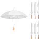 Wedding Umbrella - 48" Umbrella - Manual Open - 7 Pack (White)