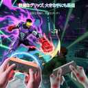 CloudValley 2-in-1 Grip Kit for Nintendo Switch 2 Joy-Cons [Holder + Wrist Strap] - Wear-Resistant Ergonomic Controller Holder, Enhanced Comfort (Blue + Orange)