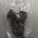 Adrianna Papell Women's Bead Lace Sheath Dress, Black/Rosegold, Size 18