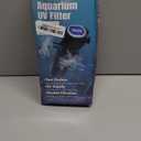 200GPH Aquarium Filter, U-V for Aquarium for 20-75 Gal Tank, Submersible Pump Filter for Green Water and Algae Clean, Ultra-Silent Green Killing Machine with Fish Tank Deodorization (Black)