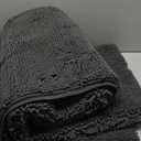 Dog Door Mat for Muddy Paws, 72" x 48" Chenille Absorbent Front Door Mat Inside, Large Runner Mud Mat for Dogs, Trap Dirt Washable Non Slip Outdoor Indoor Entrance Doormats, Grey