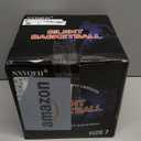 Silent Basketball Size 7 - Non-derforming Package, New Upgraded Weight 600g Grooved Airless Indoor Basketball, Silent Training Ball High Bounce for Quiet Dribbling and Indoor Training