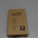 4-Pack Vintage Edison LED Bulbs, 60W Equivalent, 850LM 6W Edison Light Bulb Daylight White 5000K, ST58 LED Filament Bulb E26 Base, Non-Dimmable