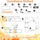 Hello Fall Welcome Wooden Porch Sign 47" with Bow Fall Decorations Outdoor Front Door Porch Decor Large Rustic Farmhouse Standing Sign for Garden Home Yard Season