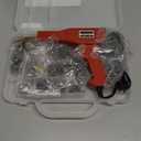 ATOLS Upgraded Plastic Welder, 1000PCS Staples, Pure Copper Transformer, Rapid Heating, Plastic Welding Kit, Hot Stapler Kit, Plastic Welder Gun Kit, Car Bumper Repair Kit, Plastic Repair Kit (Red-Corded)