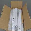 Kitstorack Under Sink Organizer, 2 Tier Under the Sink Storage, Slide out Pull out Cabinet Organizer Shelf, Metal Sliding Drawer for Kitchen Bathroom Pantry Closet Organization Rack, White, 2 Pack